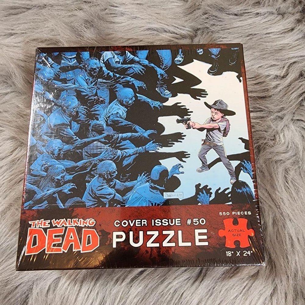 USAOPOLY The Walking‎ Dead cover issue #50 NEW sealed 550 piece puzzle Carl